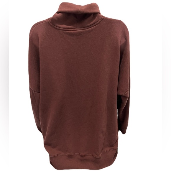 Aerie/ Sunday Soft/ Oversized/ Red-brown/ Cowl neck/ Knit sweater/ Size US S - Picture 5 of 7
